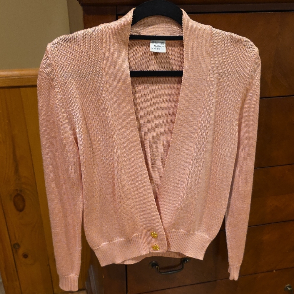 New York & Company Blush Cardigan Sweater